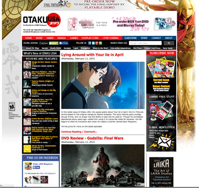 Otaku home page